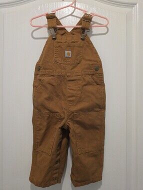 Carhartt Toddler/Baby Canvas Bib Overalls 12 Months